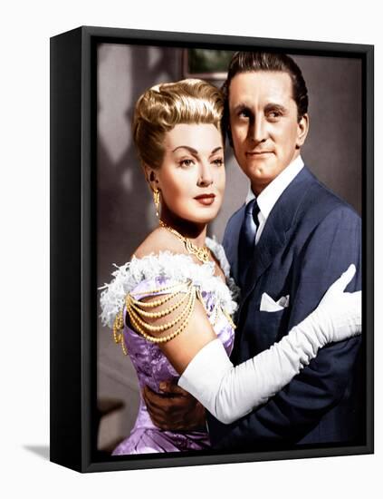 THE BAD AND THE BEAUTIFUL, from left: Lana Turner, Kirk Douglas, 1952-null-Framed Stretched Canvas