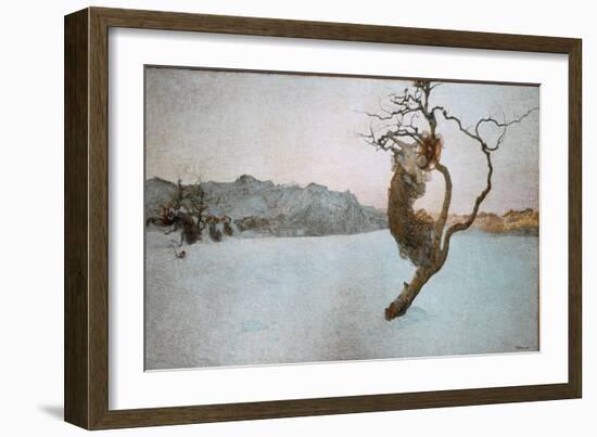 The Bad Mothers, 1894 (Oil on Canvas)-Giovanni Segantini-Framed Giclee Print