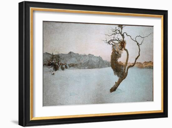 The Bad Mothers, 1894 (Oil on Canvas)-Giovanni Segantini-Framed Giclee Print