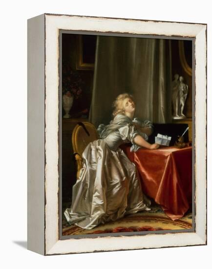 The Bad News (Oil on Canvas)-Jean-Honore Fragonard-Framed Premier Image Canvas