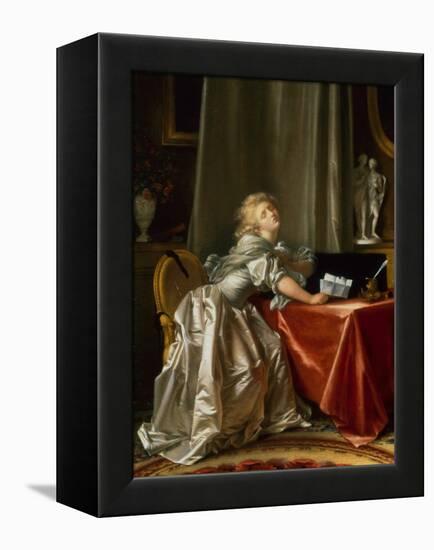 The Bad News (Oil on Canvas)-Jean-Honore Fragonard-Framed Premier Image Canvas