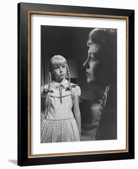 The Bad Seed, Patty Mccormack, Nancy Kelly, 1956-null-Framed Photo