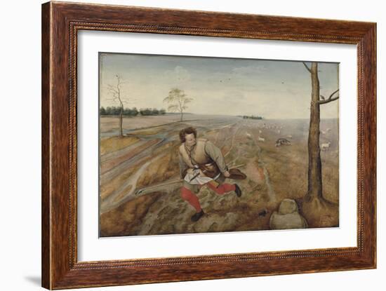 The Bad Shepherd-Pieter Brueghel the Younger-Framed Giclee Print