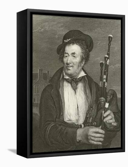 The Bag Piper-Sir David Wilkie-Framed Premier Image Canvas