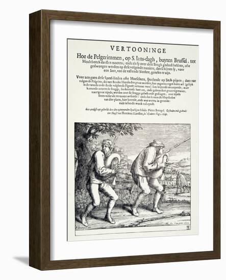 The Bagpipers, C.1642-Pieter Bruegel the Elder-Framed Giclee Print