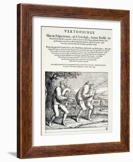 The Bagpipers, C.1642-Pieter Bruegel the Elder-Framed Giclee Print