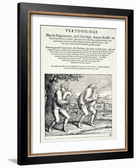 The Bagpipers, C.1642-Pieter Bruegel the Elder-Framed Giclee Print