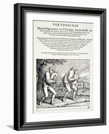 The Bagpipers, C.1642-Pieter Bruegel the Elder-Framed Giclee Print