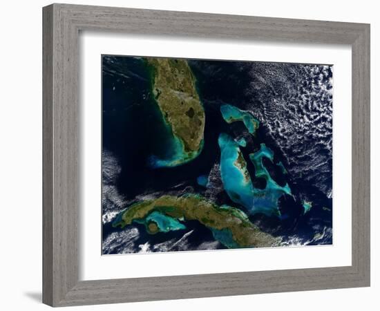 The Bahamas, Florida, and Cuba-Stocktrek Images-Framed Photographic Print