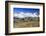 The Bahn Train on its Route with High Peaks and Mountain Range in the Background, Switzerland-Roberto Moiola-Framed Photographic Print