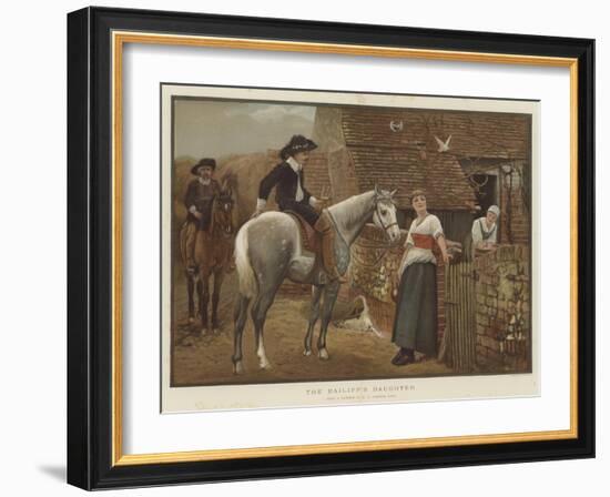 The Bailiff's Daughter-Edward Killingworth Johnson-Framed Giclee Print