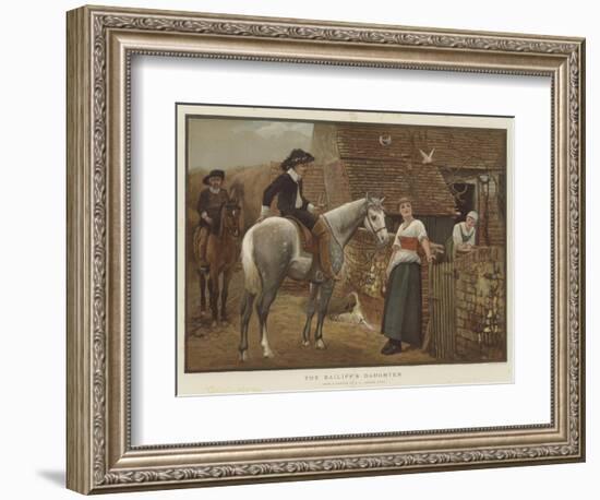 The Bailiff's Daughter-Edward Killingworth Johnson-Framed Giclee Print