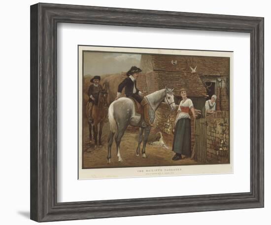 The Bailiff's Daughter-Edward Killingworth Johnson-Framed Giclee Print