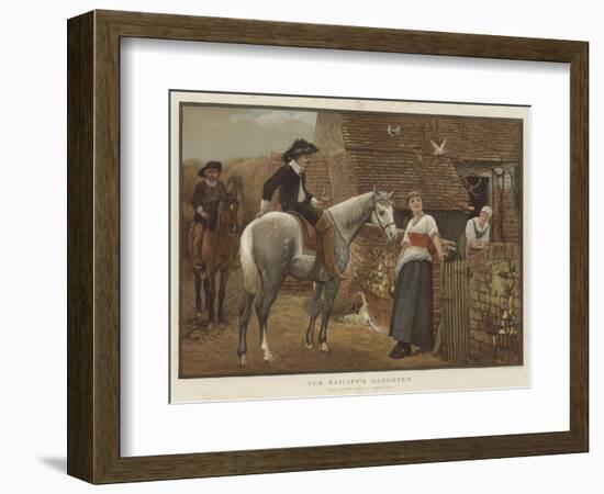 The Bailiff's Daughter-Edward Killingworth Johnson-Framed Giclee Print