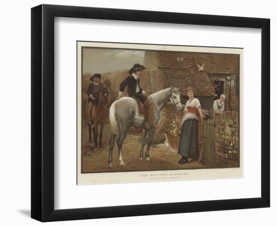 The Bailiff's Daughter-Edward Killingworth Johnson-Framed Giclee Print