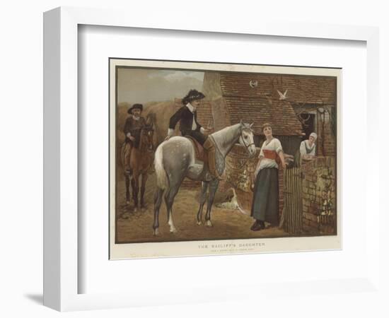 The Bailiff's Daughter-Edward Killingworth Johnson-Framed Giclee Print