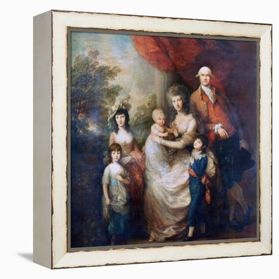The Baillie Family, C1784-Thomas Gainsborough-Framed Premier Image Canvas