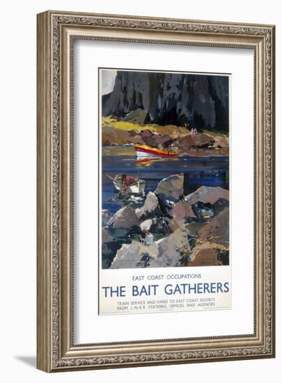 The Bait Gatherers-null-Framed Art Print