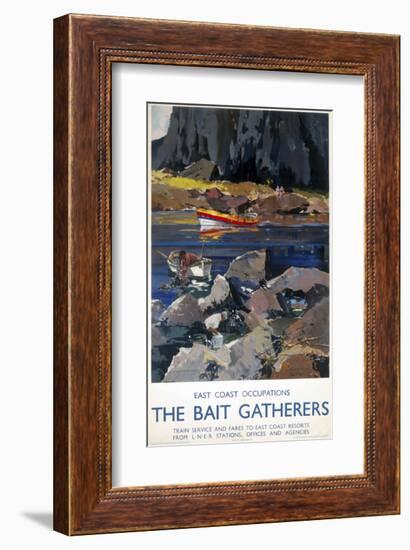 The Bait Gatherers-null-Framed Art Print