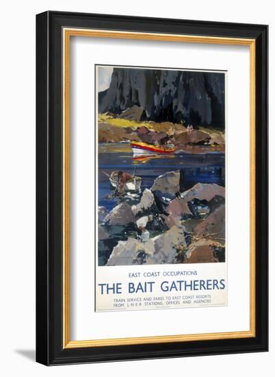 The Bait Gatherers-null-Framed Art Print