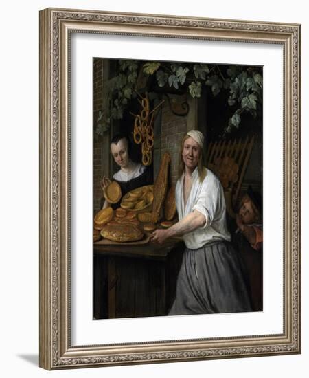 The Baker Arent Oostwaard and his Wife Catherina Keizerswaard. 1658-Jan Steen-Framed Giclee Print