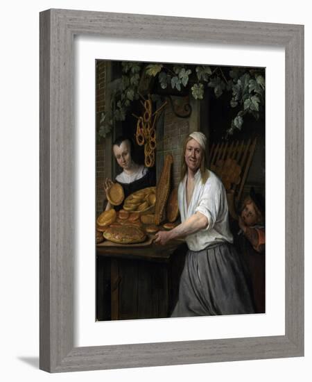 The Baker Arent Oostwaard and his Wife Catherina Keizerswaard. 1658-Jan Steen-Framed Giclee Print