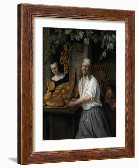 The Baker Arent Oostwaard and his Wife Catherina Keizerswaard. 1658-Jan Steen-Framed Giclee Print