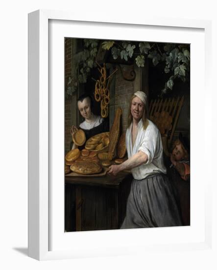 The Baker Arent Oostwaard and his Wife Catherina Keizerswaard. 1658-Jan Steen-Framed Giclee Print