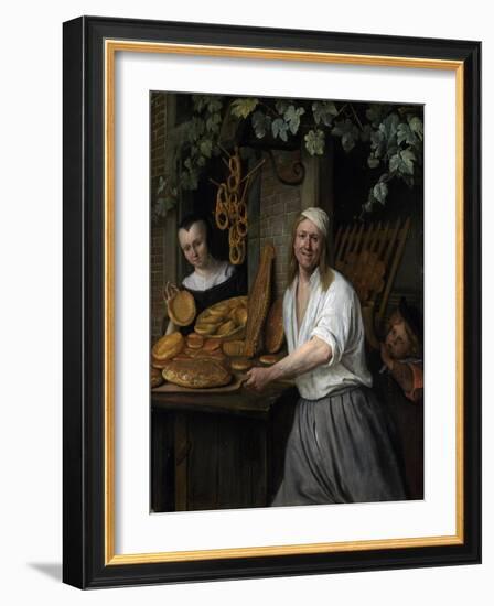 The Baker Arent Oostwaard and his Wife Catherina Keizerswaard. 1658-Jan Steen-Framed Giclee Print