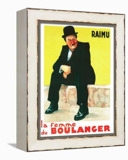 THE BAKER'S WIFE, (aka LA FEMME DU BOULANGER), French poster art, Raimu, 1938-null-Framed Stretched Canvas