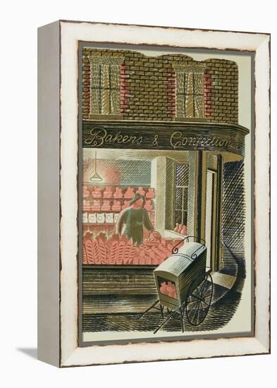 The Bakers and Confectioners-Eric Ravilious-Framed Premier Image Canvas