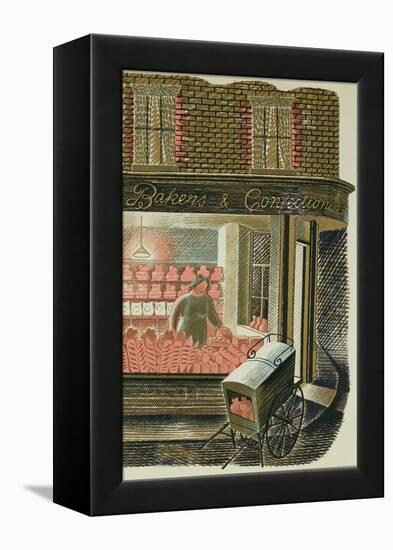 The Bakers and Confectioners-Eric Ravilious-Framed Premier Image Canvas