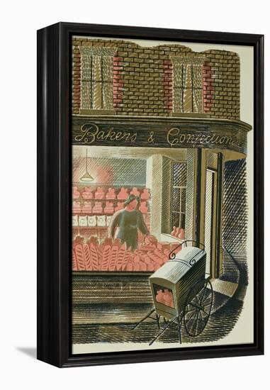 The Bakers and Confectioners-Eric Ravilious-Framed Premier Image Canvas