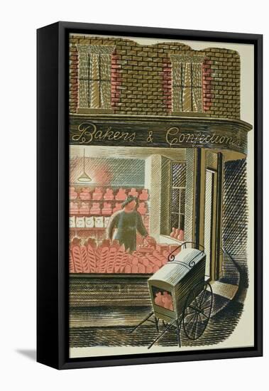 The Bakers and Confectioners-Eric Ravilious-Framed Premier Image Canvas