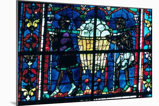 The Bakers, stained glass, Chartres Cathedral, France, 1194-1260. Artist: Unknown-Unknown-Mounted Giclee Print