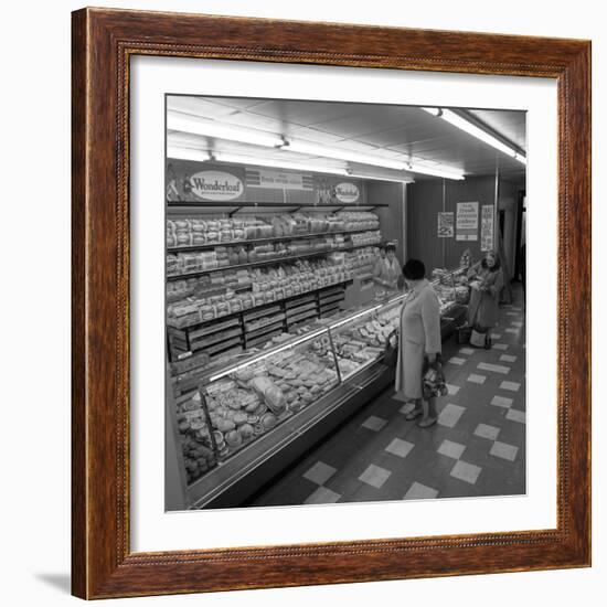 The Bakery Counter at the Asda Supermarket in Rotherham, South Yorkshire, 1969-Michael Walters-Framed Photographic Print