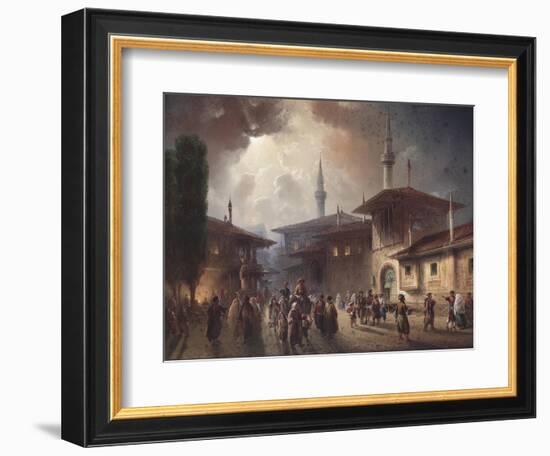 The Bakhchisaray Khan's Palace, 1857-Carlo Bossoli-Framed Giclee Print