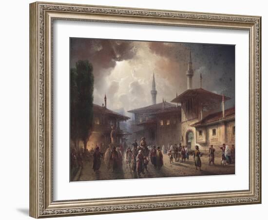 The Bakhchisaray Khan's Palace, 1857-Carlo Bossoli-Framed Giclee Print