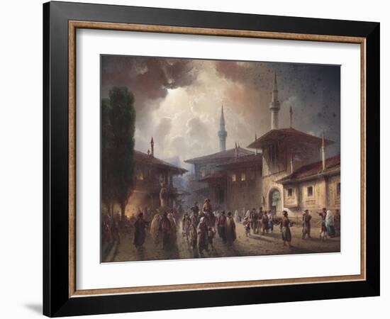 The Bakhchisaray Khan's Palace, 1857-Carlo Bossoli-Framed Giclee Print