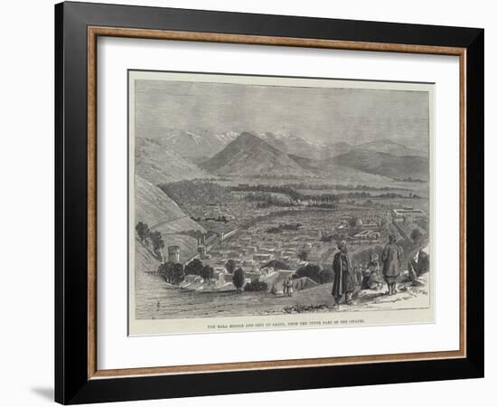 The Bala Hissar and City of Cabul, from the Upper Part of the Citadel-Thomas Harrington Wilson-Framed Giclee Print