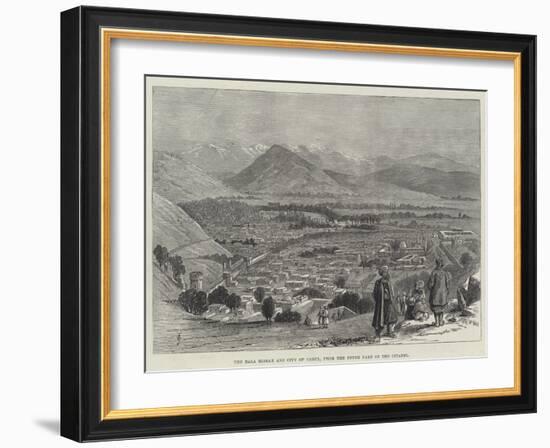 The Bala Hissar and City of Cabul, from the Upper Part of the Citadel-Thomas Harrington Wilson-Framed Giclee Print