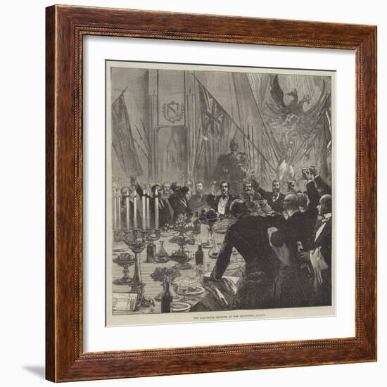 The Balaclava Banquet at the Alexandra Palace-Charles Robinson-Framed Giclee Print