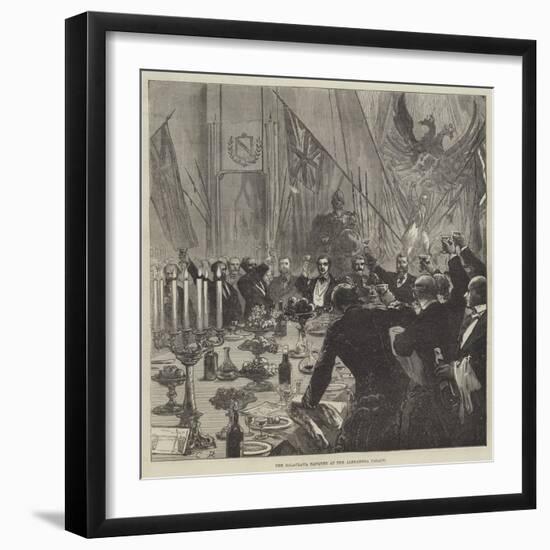 The Balaclava Banquet at the Alexandra Palace-Charles Robinson-Framed Giclee Print
