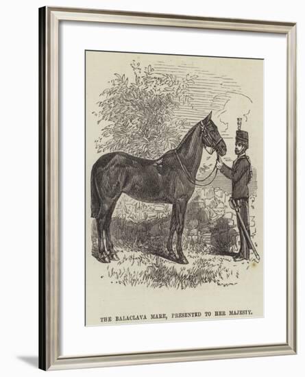 The Balaclava Mare, Presented to Her Majesty-null-Framed Giclee Print