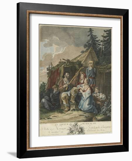 The Balalaika Player, 1765-Jean-Baptiste Le Prince-Framed Giclee Print