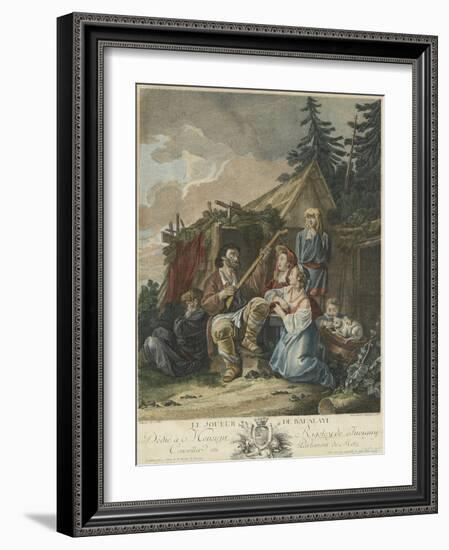 The Balalaika Player, 1765-Jean-Baptiste Le Prince-Framed Giclee Print