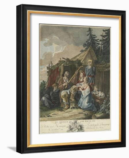 The Balalaika Player, 1765-Jean-Baptiste Le Prince-Framed Giclee Print