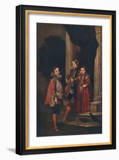 'The Balbi Children', c1625-Anthony Van Dyck-Framed Giclee Print