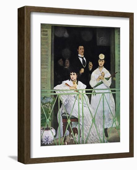 The Balcony, 1868-1869-Edouard Manet-Framed Giclee Print