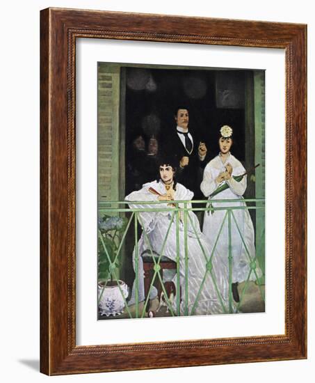 The Balcony, 1868-1869-Edouard Manet-Framed Giclee Print